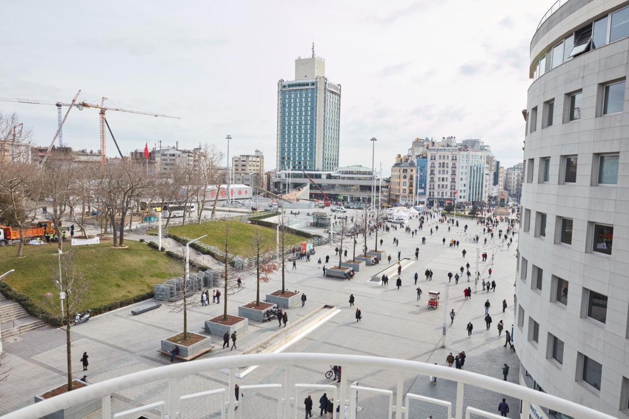 Great View Of Taksim Square, Luxury Furnished On Main Street Of Taksim, Partial Sea View Apartment Istanbul Ngoại thất bức ảnh